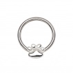 Piercing anneau CBR � patte de chien (septum, cartilage oreille...)