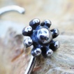 Piercing anneau nez � fleur style antique