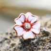 Piercing cartilage cuivr� � fleur Hibiscus