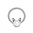 Piercing CBR � perle avec oreilles de chat