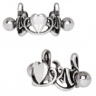 Piercing helix à bouclier coeur love