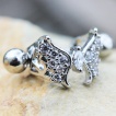 Piercing helix � papillon de strass