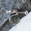 Piercing h�lix serpent incurv�