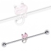 Piercing industriel chat �l�gant