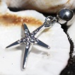 Piercing nombril étoile étincelante