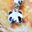 Piercing nombril pendentif tête de panda