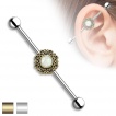 Piercing oreille industriel � Opale et coeurs vintages