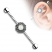 Piercing oreille industriel � Opale et coeurs vintages
