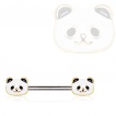 Piercing téton duo de pandas