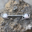 Piercing t�ton galaxie d'opales
