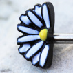 Piercing téton à marguerite divisée