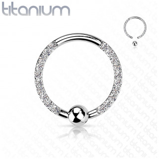 Anneau CBR en Titane � arcs de zirconiums