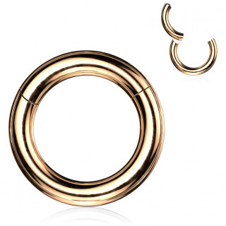 Anneau charni�re de gros diam�tre en acier Cuivr�