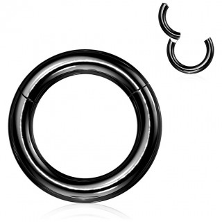 Anneau charni�re de gros diam�tre en acier Noir