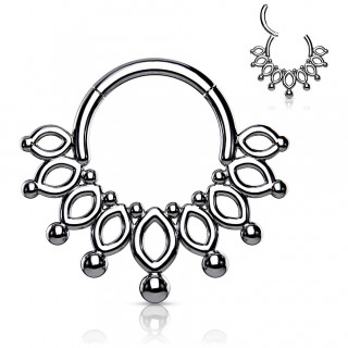 Anneau charni�re style collier en acier haute pr�cision