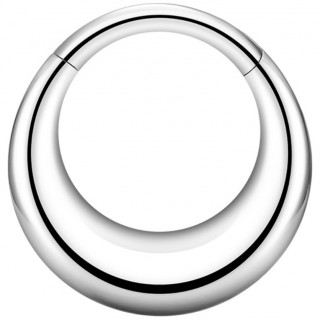 Anneau charni�re Titane � base large (septum, lobe, daith...)
