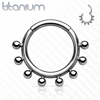 Anneau charni�re Titane � petites sph�res �nigmatiques