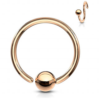 Anneau tordable imitation CBR en acier Cuivr�