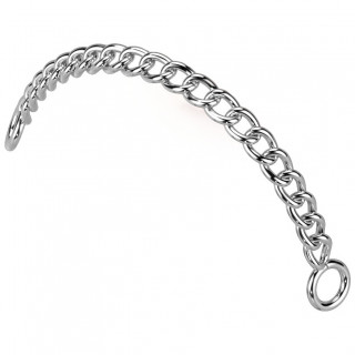 Chaine Argent�e pour double piercing de nez (nostril)