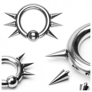 Ecarteur anneau CBR en acier � 6 spikes d�vissables