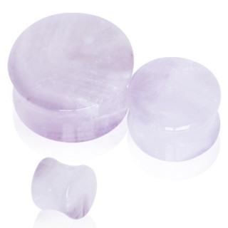 Ecarteur plug en pierre semi-pr�cieuse am�thyste