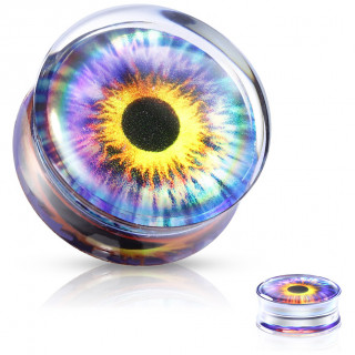 Ecarteur plug � oeil mystique en acrylique