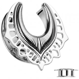 �carteur saddle bouclier en acier � design ajour� et stri�