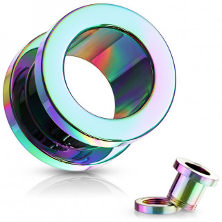 Ecarteur Tunnel Arc en ciel vissable en acier � bordure large