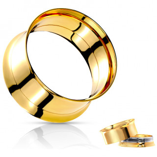 Ecarteur Tunnel d�vissable Dor� en acier