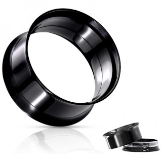 Ecarteur Tunnel d�vissable Noir en acier