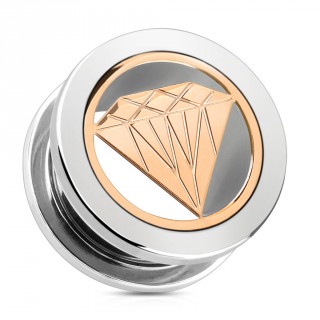 Ecarteur type tunnel avec plaque en forme de diamant