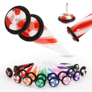 Faux �carteur style spirale bonbon