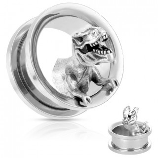 Ecarteur Tunnel en acier � dinosaur T.Rex en m�tal