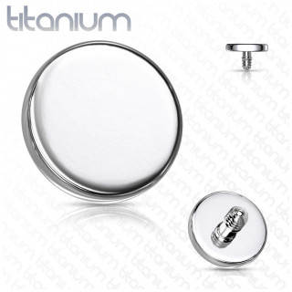 Embout microdermal disque en Titane G23