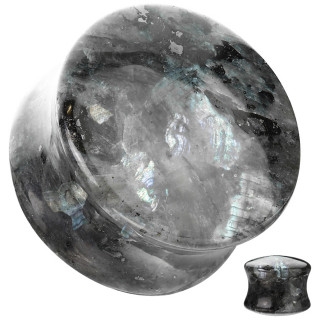 Ecarteur plug en pierre naturelle de Labradorite