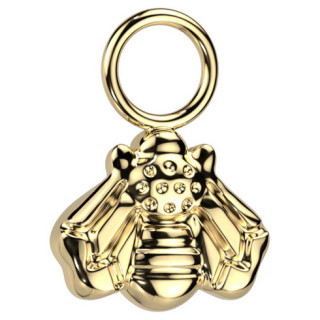 Pendentif de piercing Abeille en Titane dor�