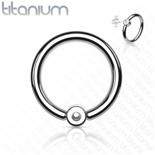 Piercing anneau CBR en titane � embout personnalisable