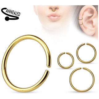Piercing anneau tordable Dor� (nez, oreille)