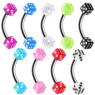 Piercing arcade avec paire de d�s