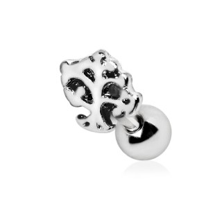 Piercing cartilage acier � arbre de vie