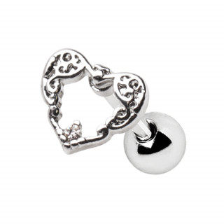Piercing cartilage coeur ouvert orn�