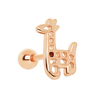 Piercing cartilage dor� � giraffe