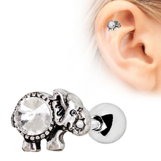 Piercing cartilage �l�phant � zirconium