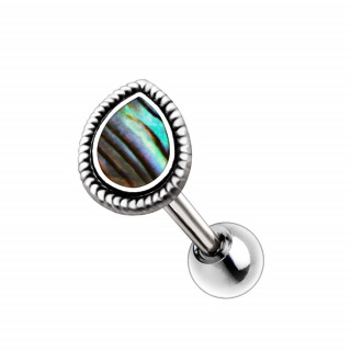 Piercing cartilage � goutte d'Abalone