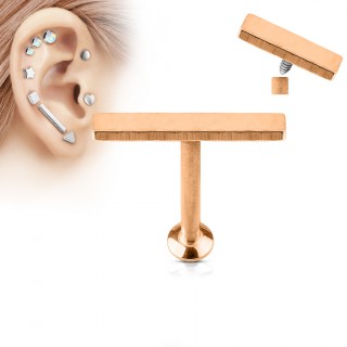 Piercing cartilage grande barre cuivr�e