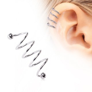 Piercing cartilage h�lix bobine twist en acier