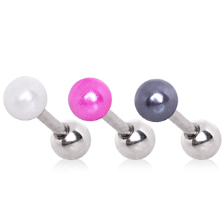 Piercing cartilage tragus h�lix � perle acrylique