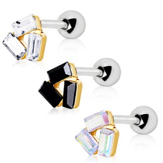 Piercing cartilage tragus helix style art d�co