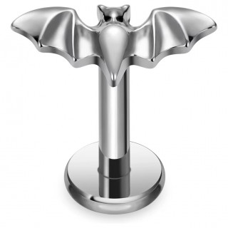 Piercing chauve-souris Titane � filetage interne (l�vre et oreille)