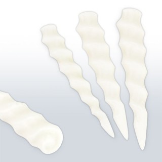 Piercing �carteur tapers en os taill� en spirale